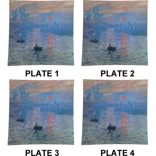 Impression Sunrise Set of Square Dinner Plates (Approval)
