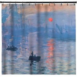Impression Sunrise by Claude Monet Shower Curtain - Custom Size