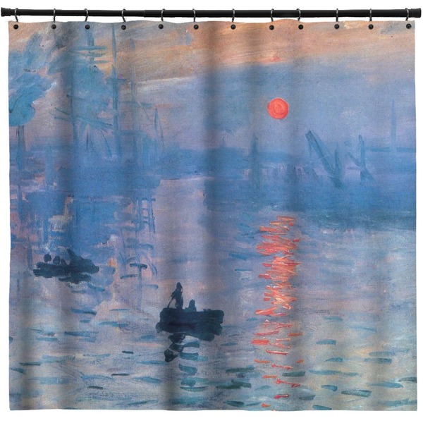 Custom Impression Sunrise by Claude Monet Shower Curtain - Custom Size