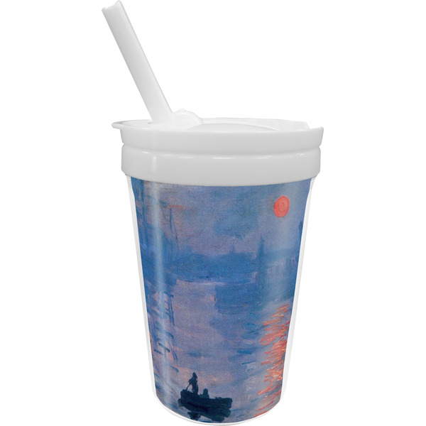 Custom Impression Sunrise Sippy Cup with Straw