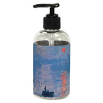 Impression Sunrise by Claude Monet Plastic Soap / Lotion Dispenser (8 oz - Small - Black)