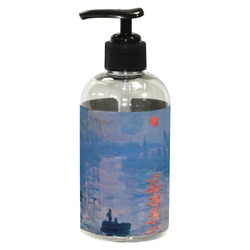Impression Sunrise by Claude Monet Plastic Soap / Lotion Dispenser (8 oz - Small - Black)