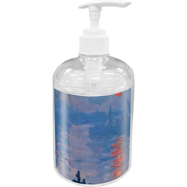 Custom Impression Sunrise by Claude Monet Acrylic Soap & Lotion Bottle