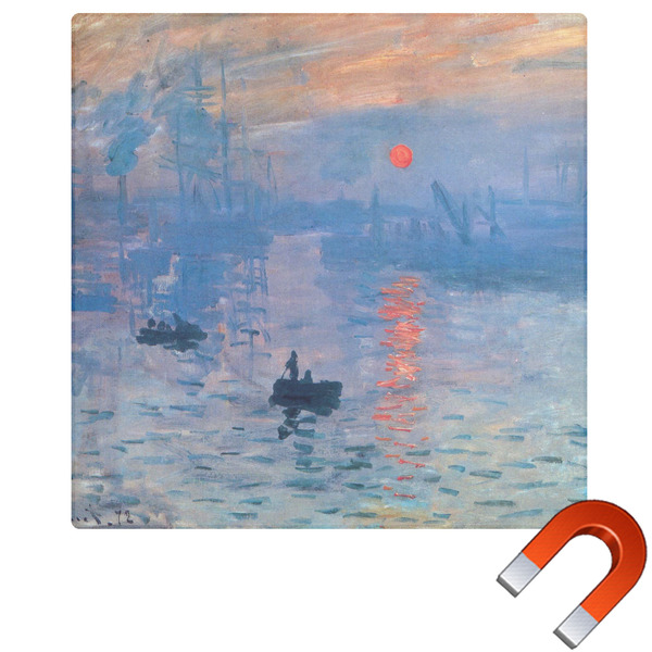 Custom Impression Sunrise Square Car Magnet - 6"