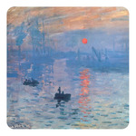 Impression Sunrise by Claude Monet Square Decal