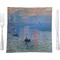 Impression Sunrise by Claude Monet 9.5" Glass Square Lunch / Dinner Plate- Single or Set of 4