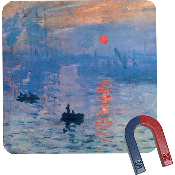 Custom Impression Sunrise Square Fridge Magnet