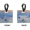 Impression Sunrise Square Luggage Tag (Front + Back)