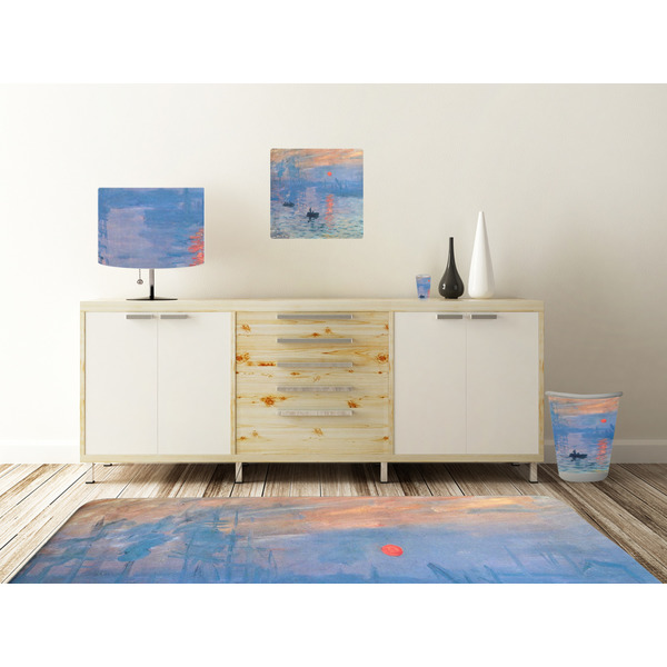 Impression Sunrise Square Wall Decal Wooden Desk