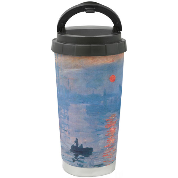 Custom Impression Sunrise by Claude Monet Stainless Steel Coffee Tumbler
