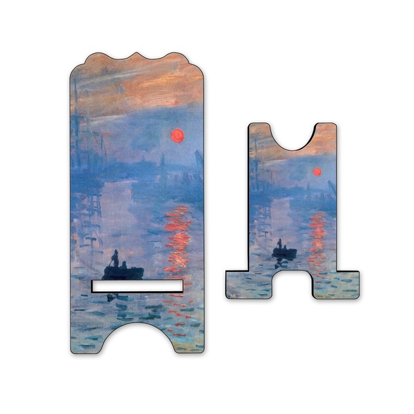 Impression Sunrise Stylized Phone Stand - Front & Back - Small