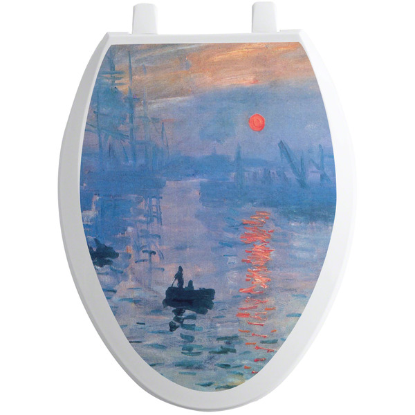 Custom Impression Sunrise Toilet Seat Decal - Elongated
