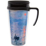 Impression Sunrise by Claude Monet Acrylic Travel Mug with Handle