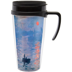 Impression Sunrise by Claude Monet Acrylic Travel Mug with Handle