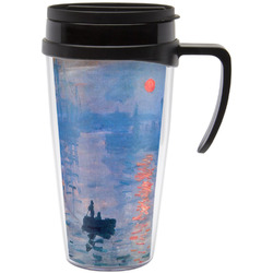 Impression Sunrise by Claude Monet Acrylic Travel Mug with Handle