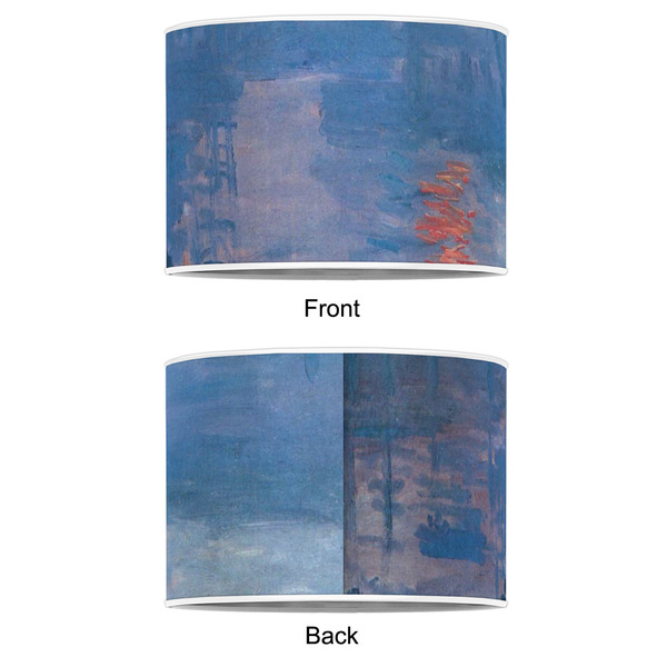 Impression Sunrise by Claude Monet 12" Drum Lampshade - APPROVAL (Poly Film)