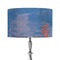 Impression Sunrise by Claude Monet 12" Drum Lampshade - ON STAND (Fabric)