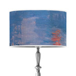 Impression Sunrise by Claude Monet 12" Drum Lamp Shade - Poly-film