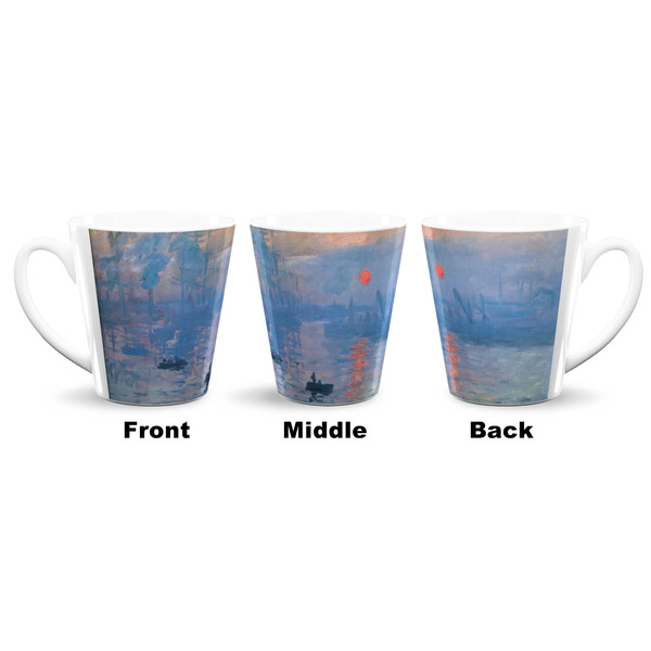 Impression Sunrise by Claude Monet 12 Oz Latte Mug - Approval