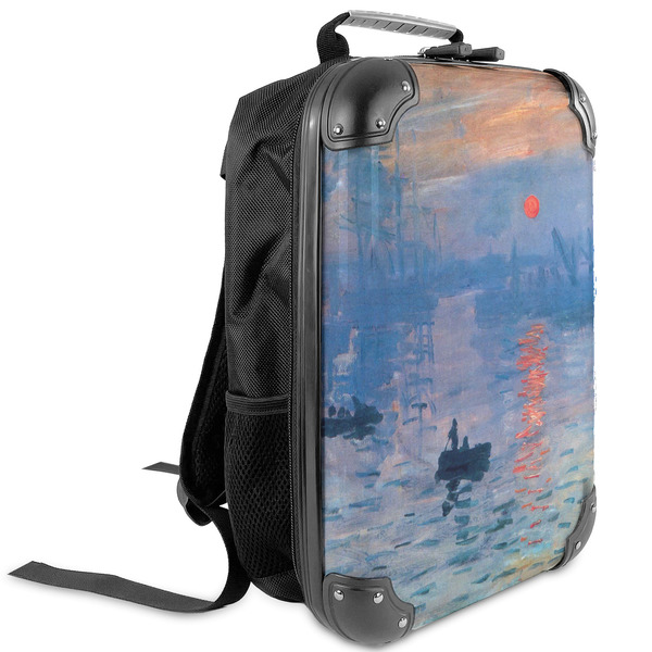Custom Impression Sunrise by Claude Monet Kids Hard Shell Backpack