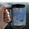 Impression Sunrise by Claude Monet 15oz. Black Mug - LIFESTYLE