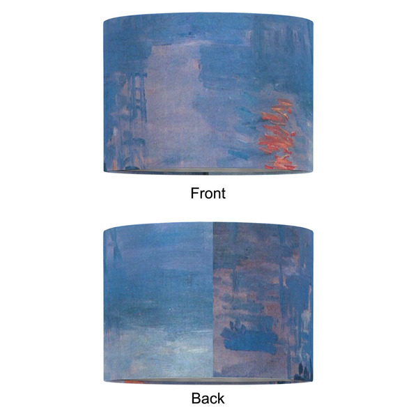 Impression Sunrise by Claude Monet 16" Drum Lampshade - APPROVAL (Fabric)
