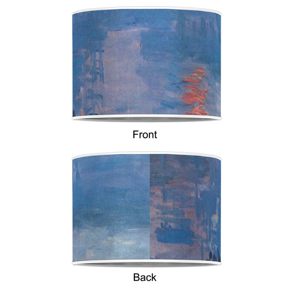 Impression Sunrise by Claude Monet 16" Drum Lampshade - APPROVAL (Poly Film)