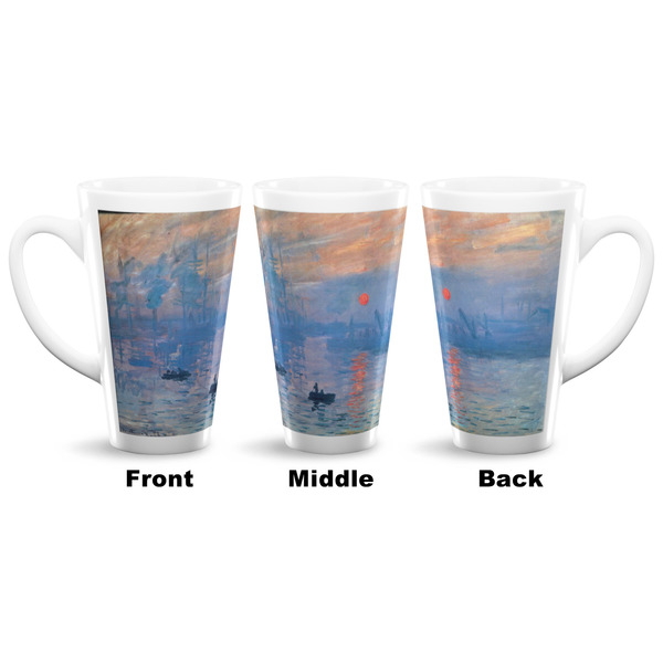 Impression Sunrise by Claude Monet 16 Oz Latte Mug - Approval