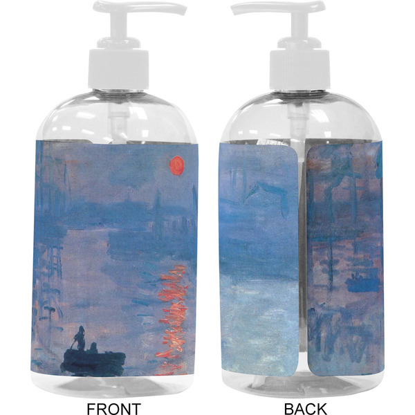 Impression Sunrise by Claude Monet 16 oz Plastic Liquid Dispenser- Approval- White