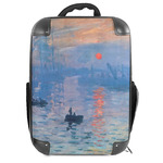 Impression Sunrise by Claude Monet 18" Hard Shell Backpack