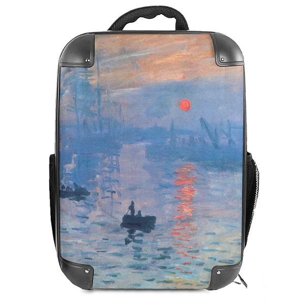 Custom Impression Sunrise by Claude Monet 18" Hard Shell Backpack