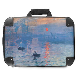 Impression Sunrise by Claude Monet Hard Shell Briefcase - 18"