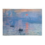 Impression Sunrise by Claude Monet Patio Rug