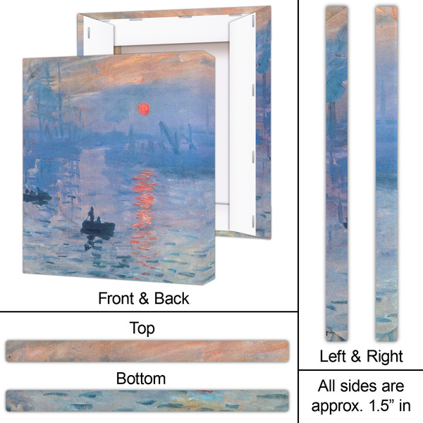 Impression Sunrise by Claude Monet 20x24 - Canvas Print - Approval