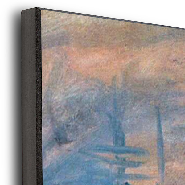 Impression Sunrise by Claude Monet 20x30 Wood Print - Closeup