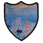 Impression Sunrise by Claude Monet Iron On Shield Patch B