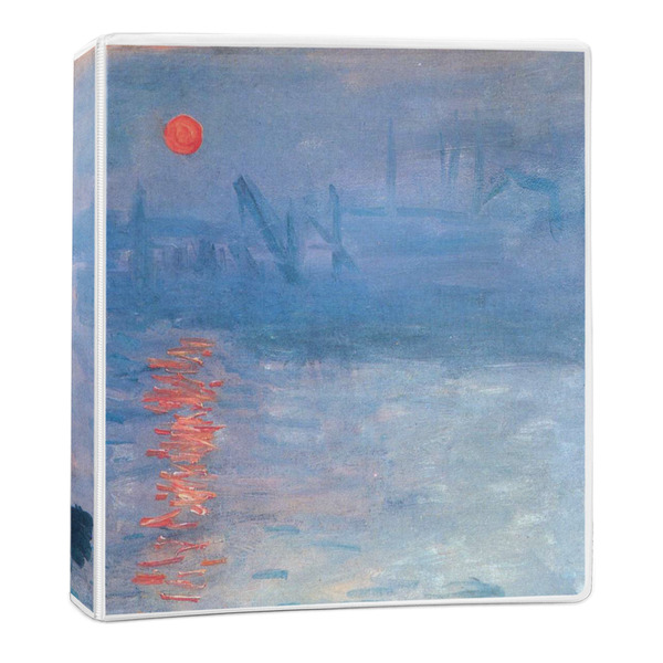 Custom Impression Sunrise by Claude Monet 3-Ring Binder - 1 inch