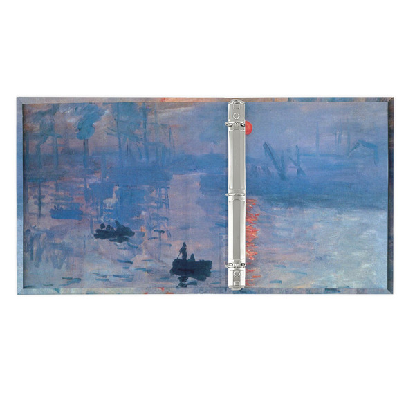 Impression Sunrise by Claude Monet 3 Ring Binders - Full Wrap - 1" - OPEN INSIDE