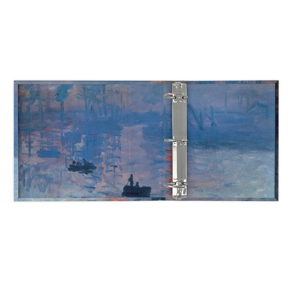 Impression Sunrise by Claude Monet 3 Ring Binders - Full Wrap - 2" - OPEN INSIDE