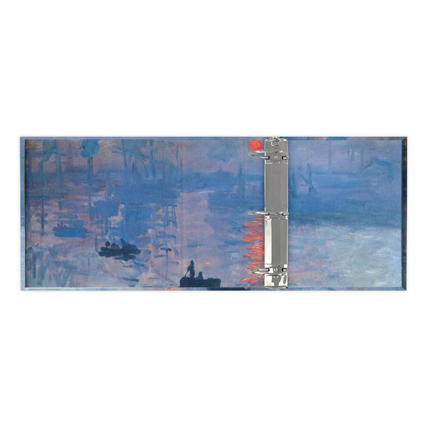 Impression Sunrise by Claude Monet 3 Ring Binders - Full Wrap - 3" - OPEN INSIDE