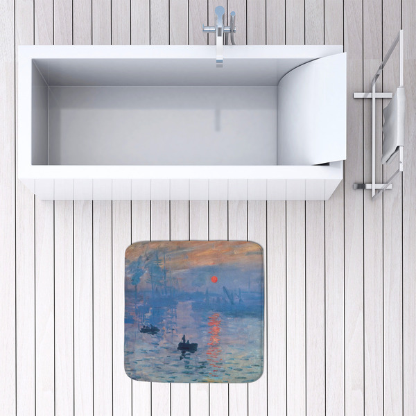 Impression Sunrise by Claude Monet 48x48 Foam Memory Mat - LIFESTYLE