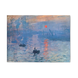 Impression Sunrise by Claude Monet 5' x 7' Patio Rug