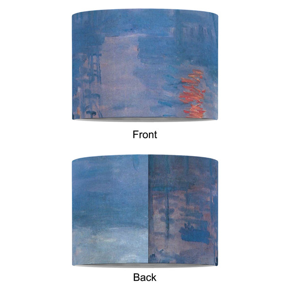 Impression Sunrise by Claude Monet 8" Drum Lampshade - APPROVAL (Fabric)