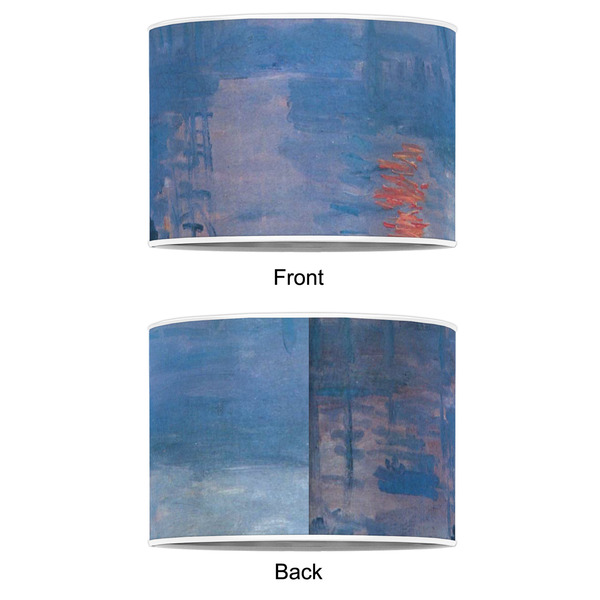 Impression Sunrise by Claude Monet 8" Drum Lampshade - APPROVAL (Poly Film)