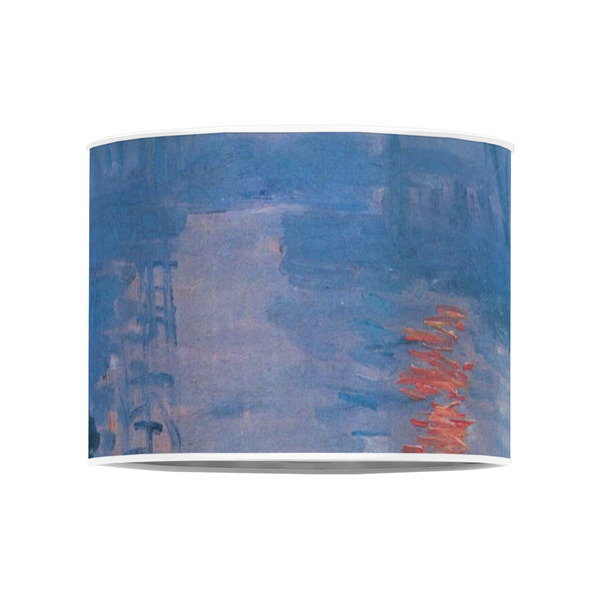 Impression Sunrise by Claude Monet 8" Drum Lampshade - FRONT (Poly Film)