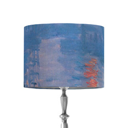 Impression Sunrise by Claude Monet 8" Drum Lamp Shade - Fabric