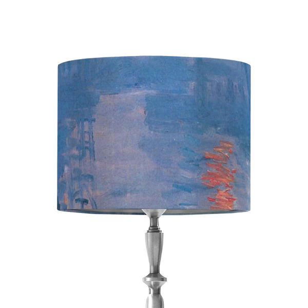 Custom Impression Sunrise by Claude Monet 8" Drum Lamp Shade - Fabric
