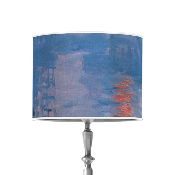 Custom Impression Sunrise by Claude Monet 8" Drum Lamp Shade - Poly-film