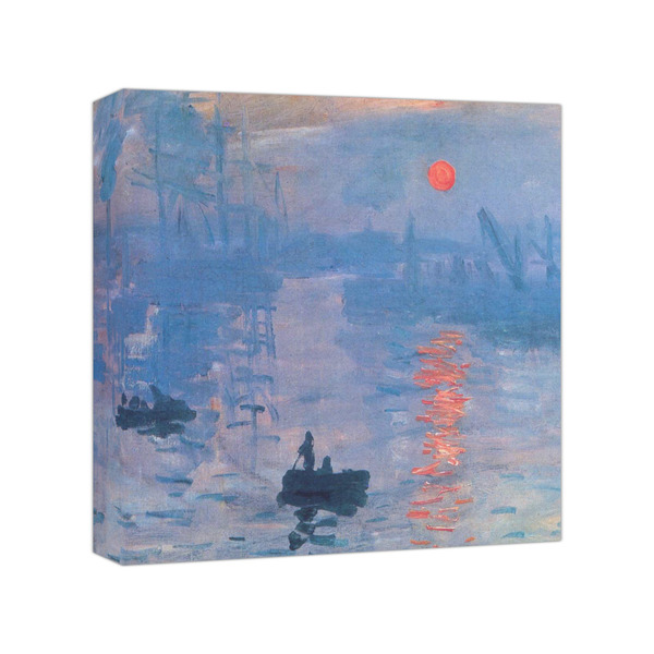 Custom Impression Sunrise by Claude Monet Canvas Print - 8x8