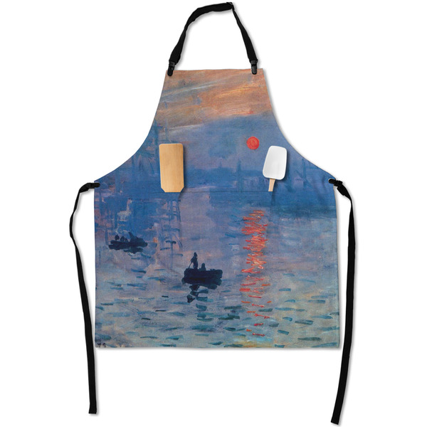 Impression Sunrise by Claude Monet Apron - Flat with Props (MAIN)